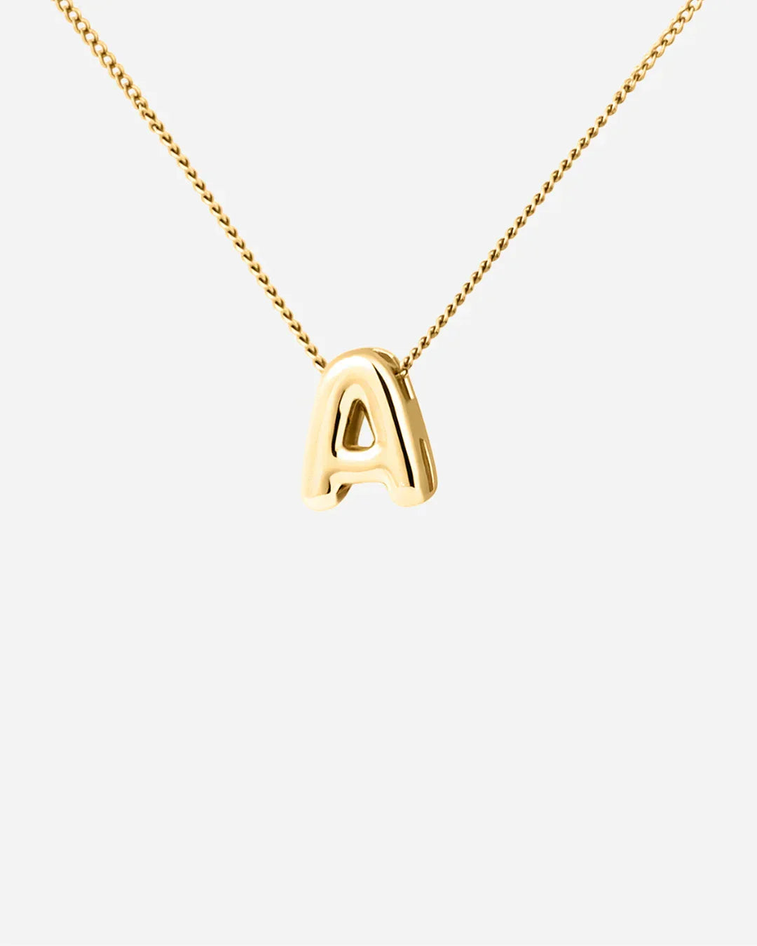 Bubble bokstavsmykke