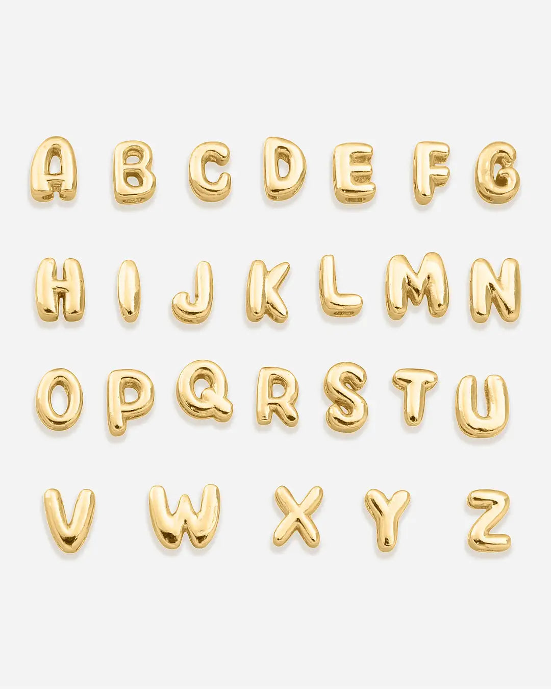 Bubble bokstavsmykke